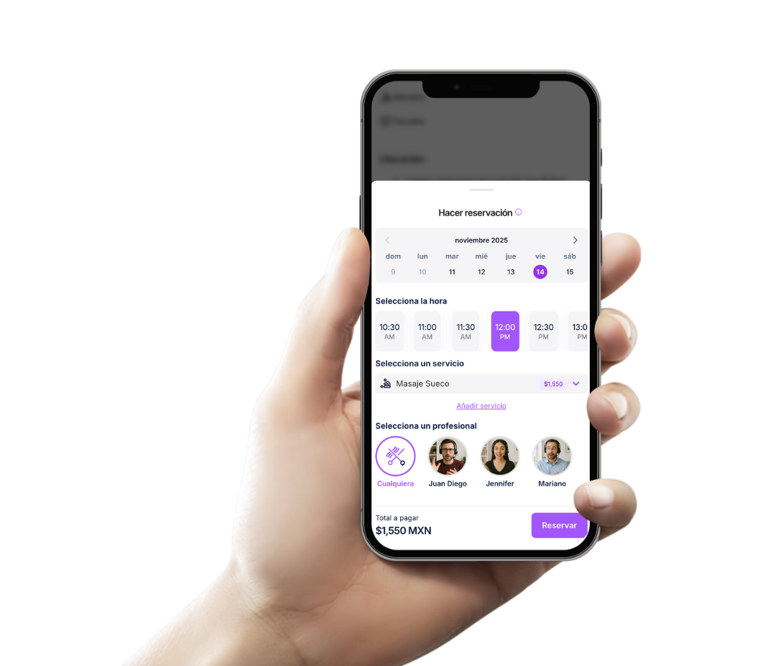app de reservaciones